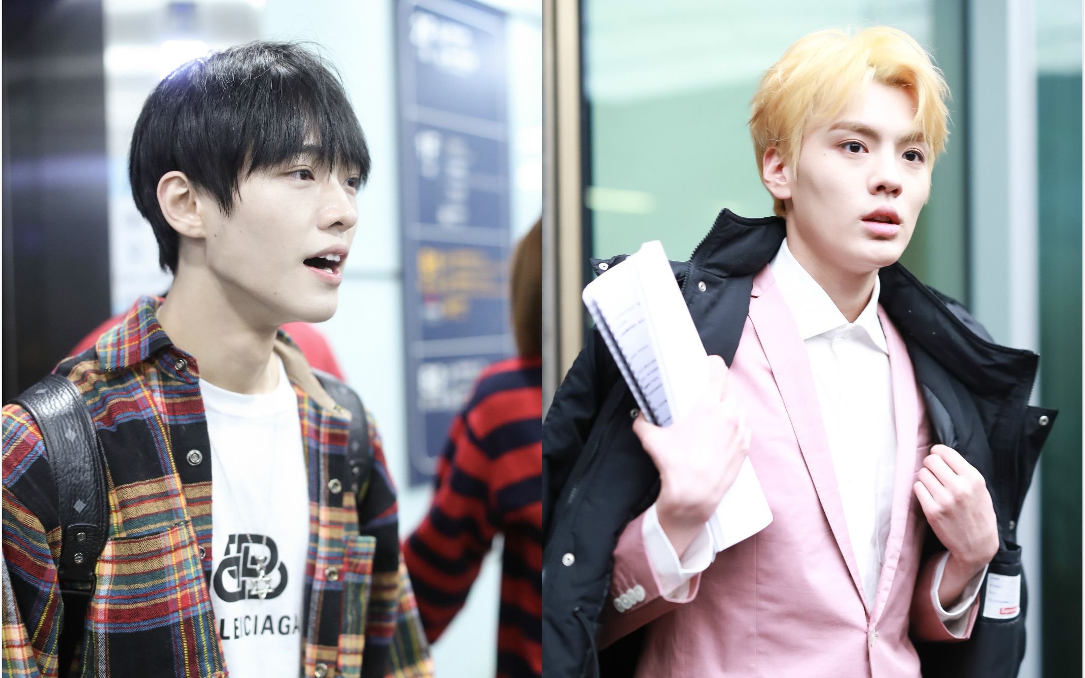 施展(左)和毕雯珺(右).