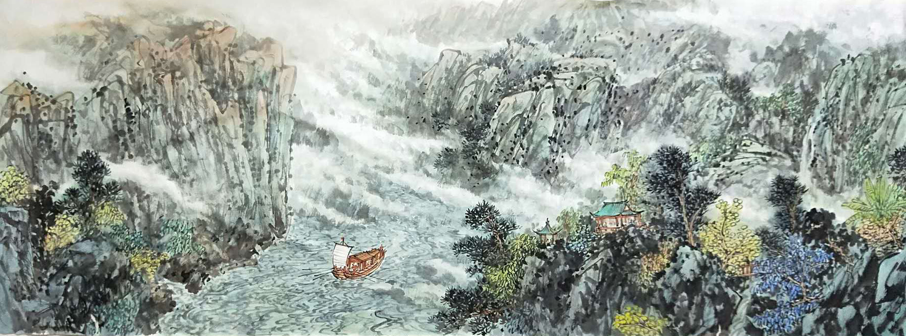 恬淡之中的胸意抒写画家王铭作品赏析