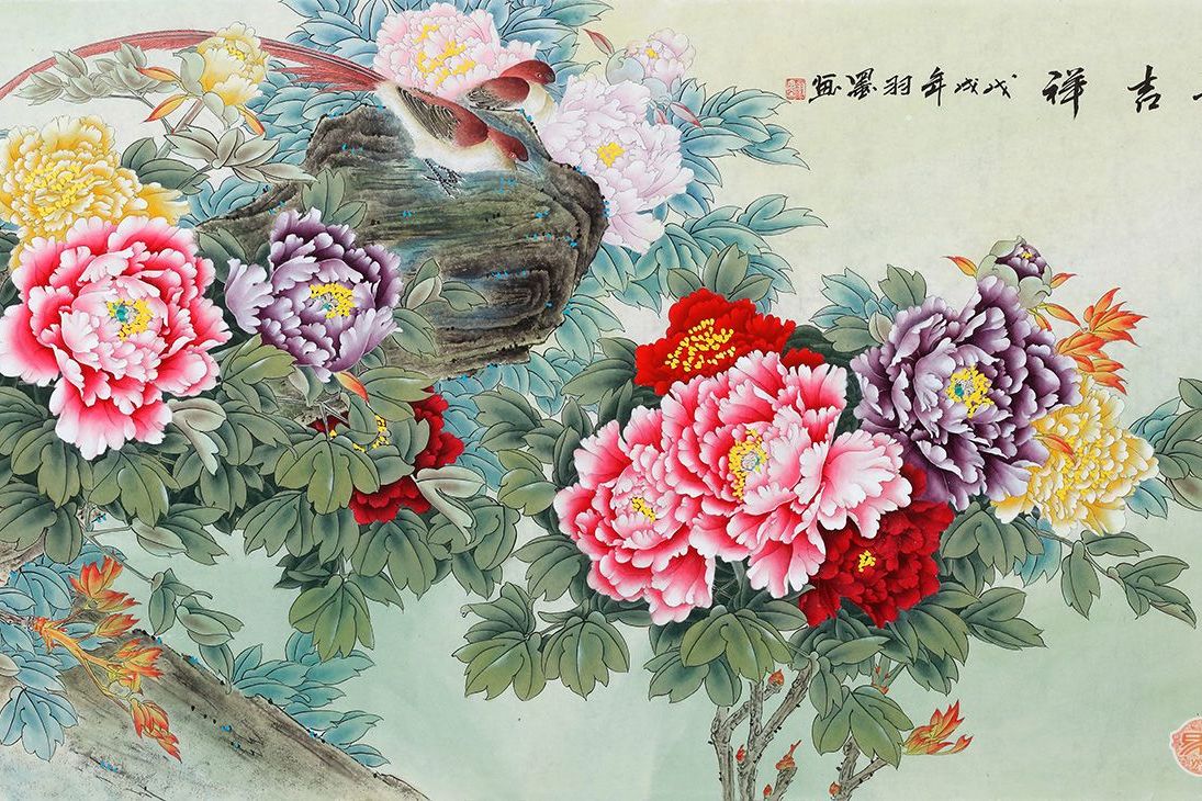 当代实力派工笔花鸟画家羽墨作品赏析