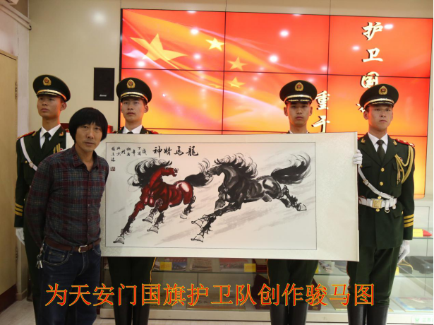 张金海用手中的毛笔讲好中国故事