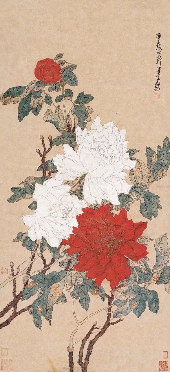 生长规律, 最根本的是艺术家与花木精神往来, 陈子奋对用笔格外重视