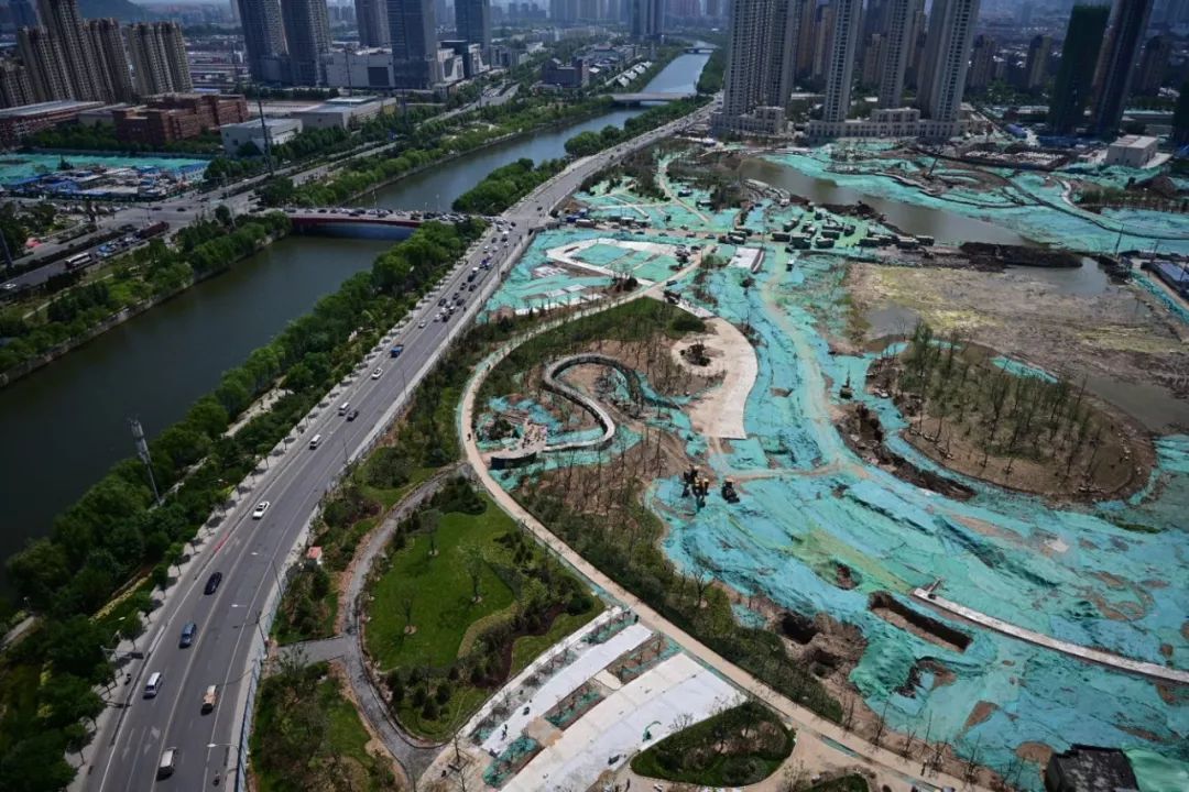 濟南雲錦湖公園來了有望7月注水成景湖區面積10萬平方米