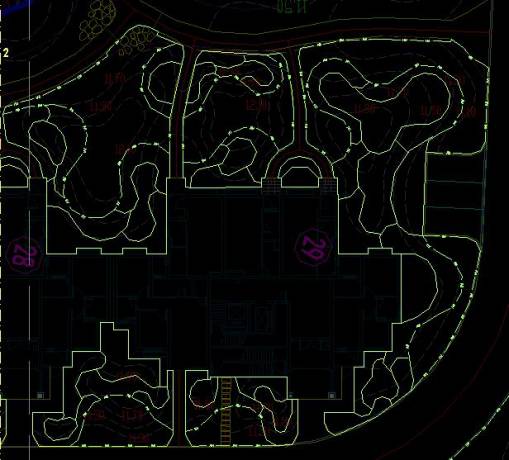 绿化设计中地被放线手法运用