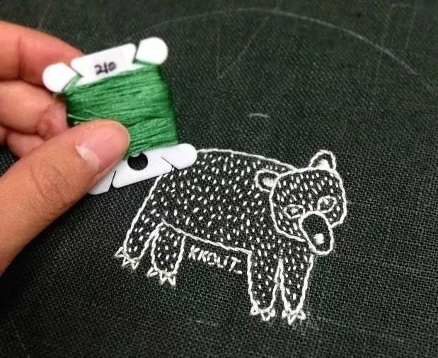 刺绣25款小动物刺绣萌萌哒外加4张图纸