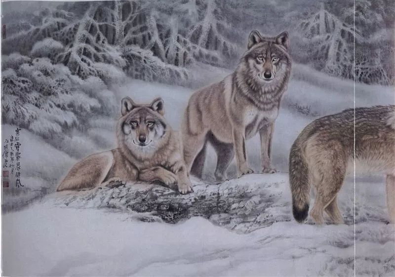 画家也画狼