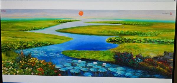 李兆顺教授波画作品欣赏