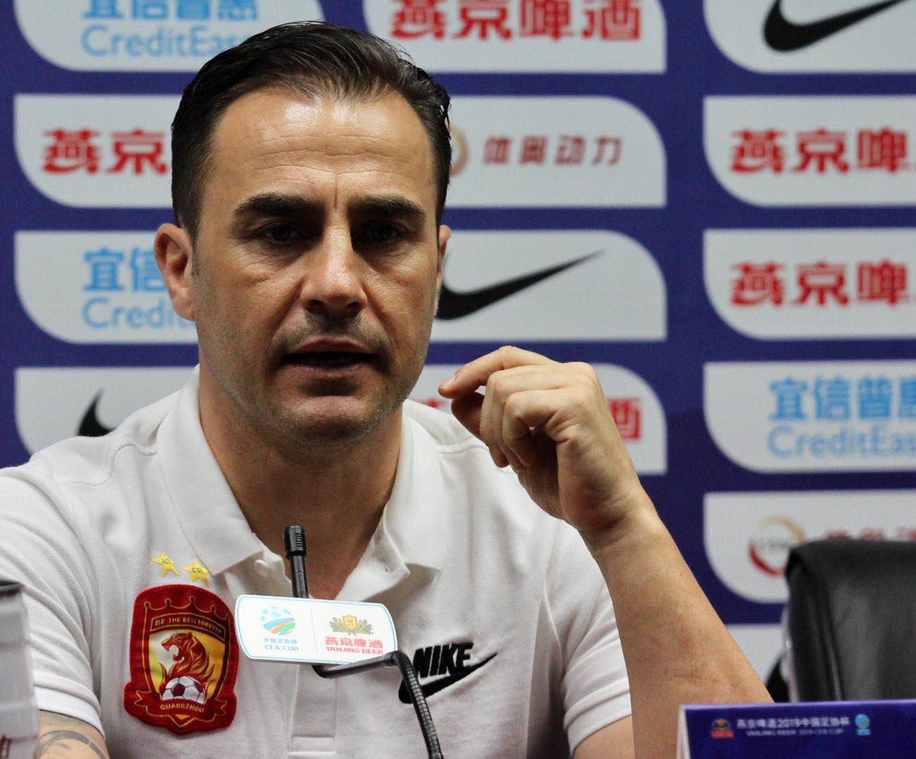 卡纳瓦罗强调不放弃足协杯 称里皮来看比赛不用邀请_广州