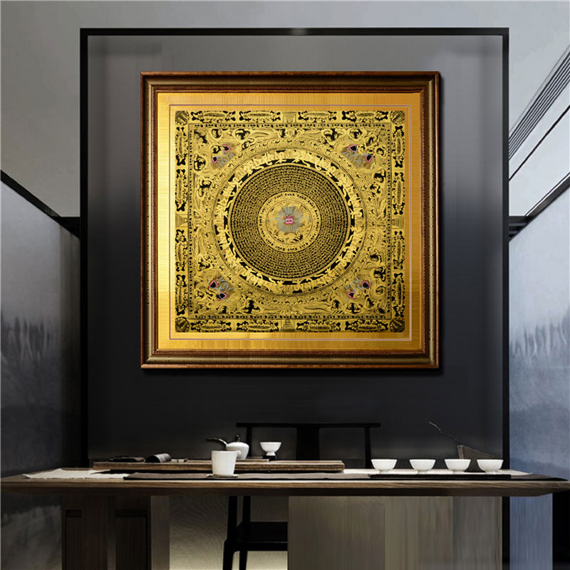 上行道带你鉴赏手绘坛城唐卡家居装饰画