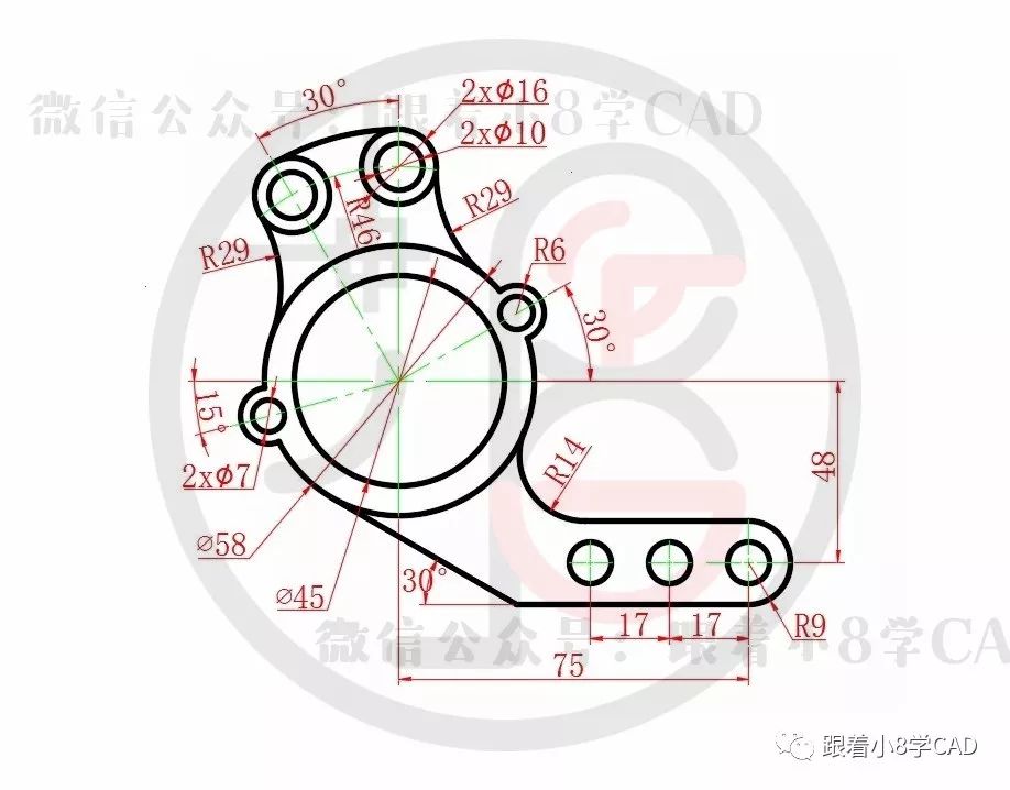 简单cad图纸图片大全图片