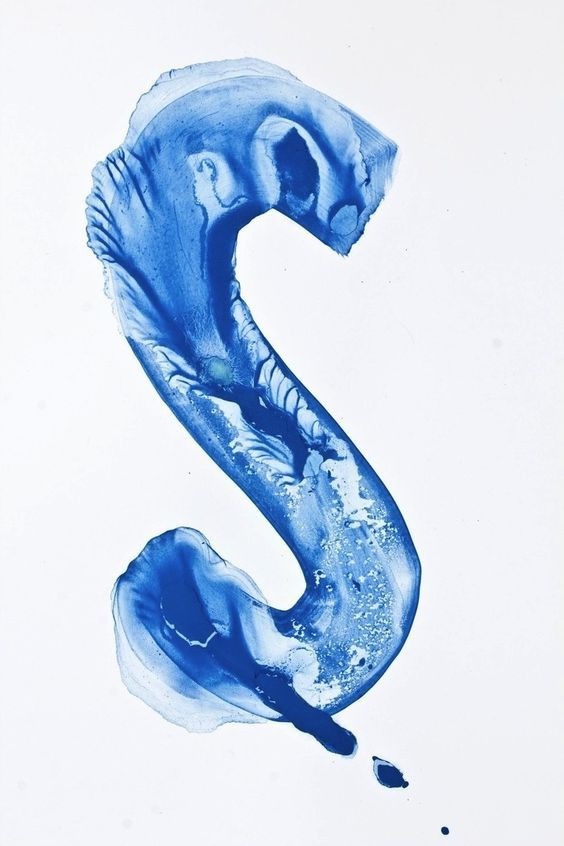 创意蓝色绘画一组王氏教育