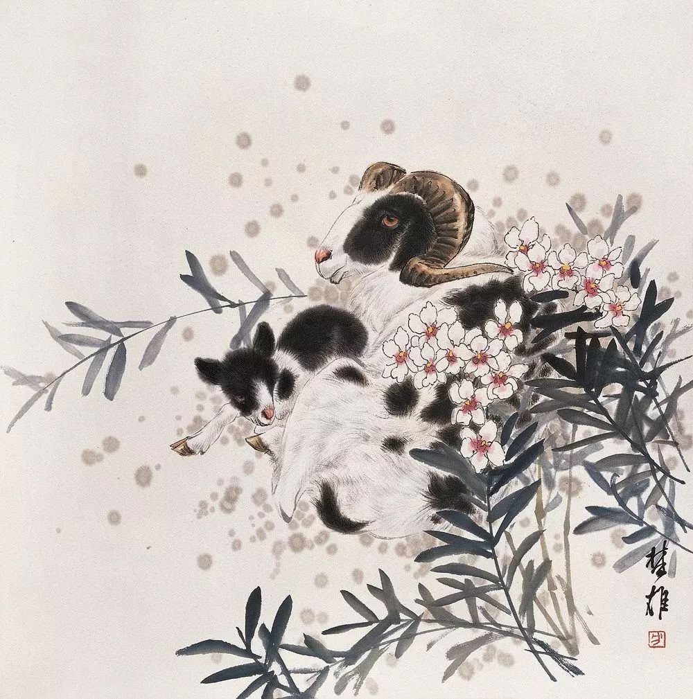 方楚雄花鸟走兽国画作品欣赏七