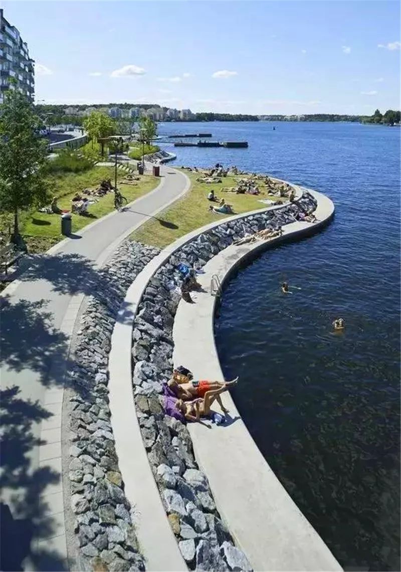 流线型景观 · 设计与自然的巧妙结合_驳岸