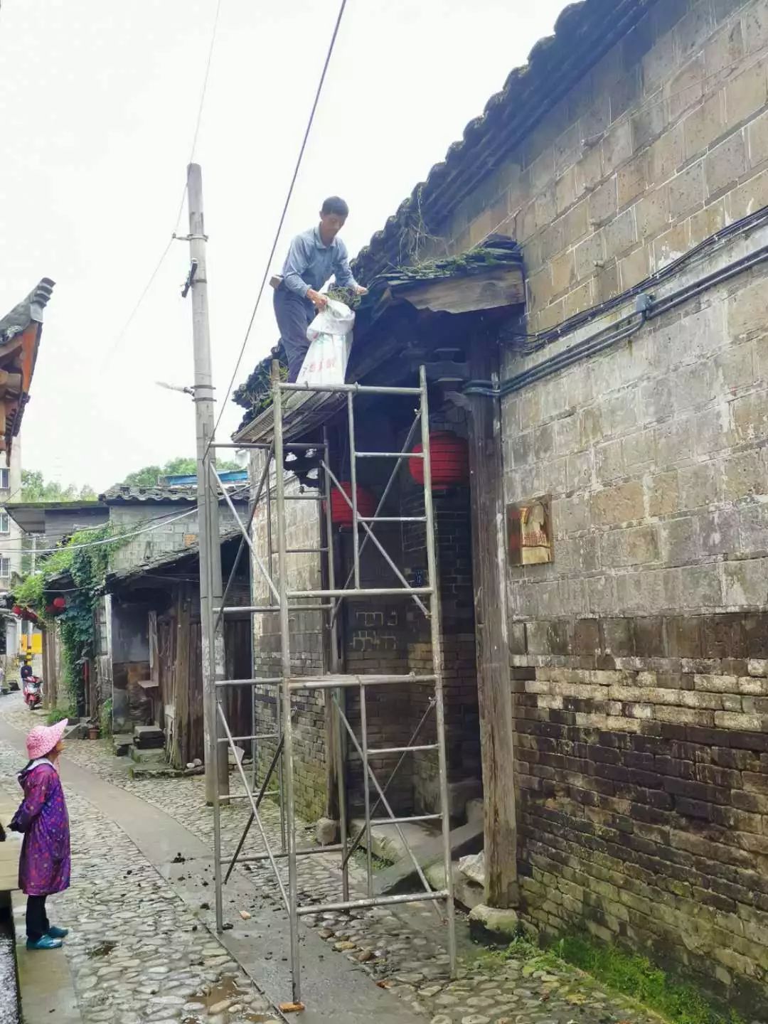 泰宁县博物馆对胜一古建筑群进行灾后抢险维修