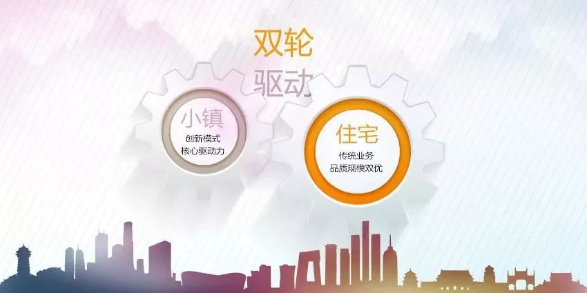 业务的基础上,进一步多元化创新发展小镇模块,增强企业发展核心驱动力