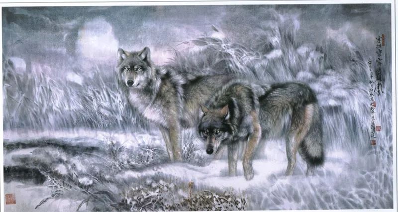 画家也画狼