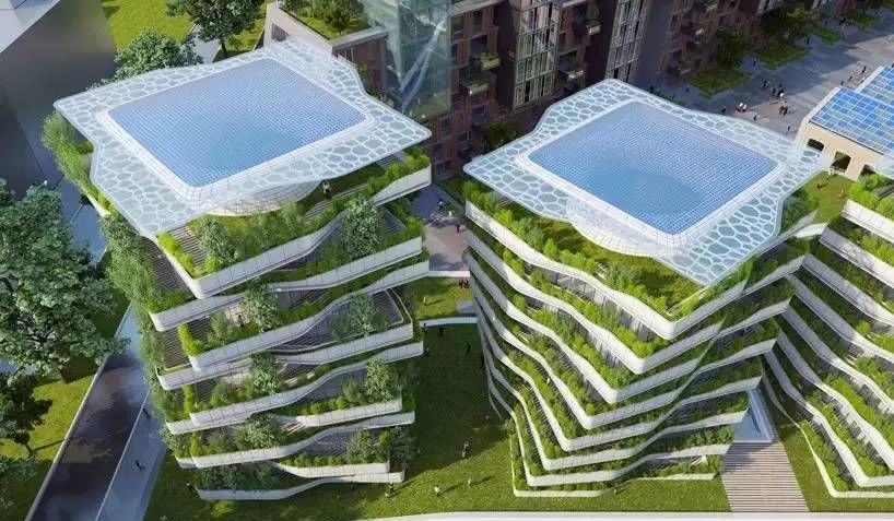 颠覆传统的第四代住房,可能每个人都住在空中花园_住宅