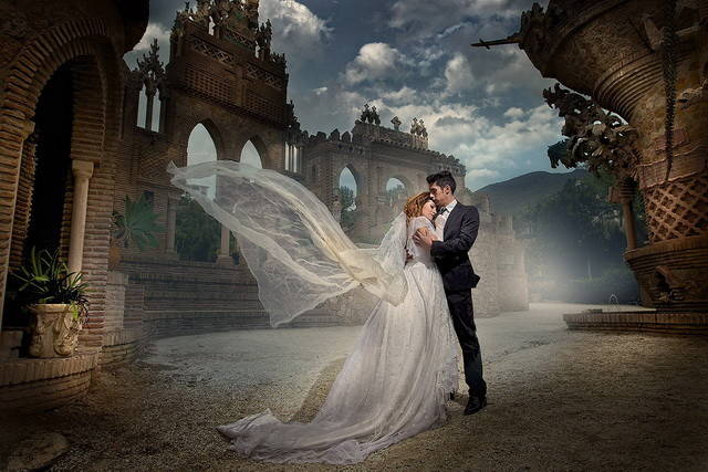 欧美风格国外婚纱照这么拍