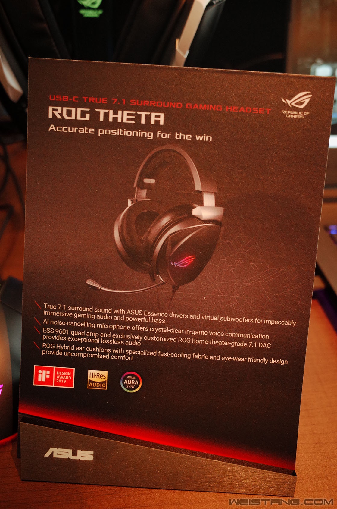 年度大戏rog theta electret hifi耳机独家解析