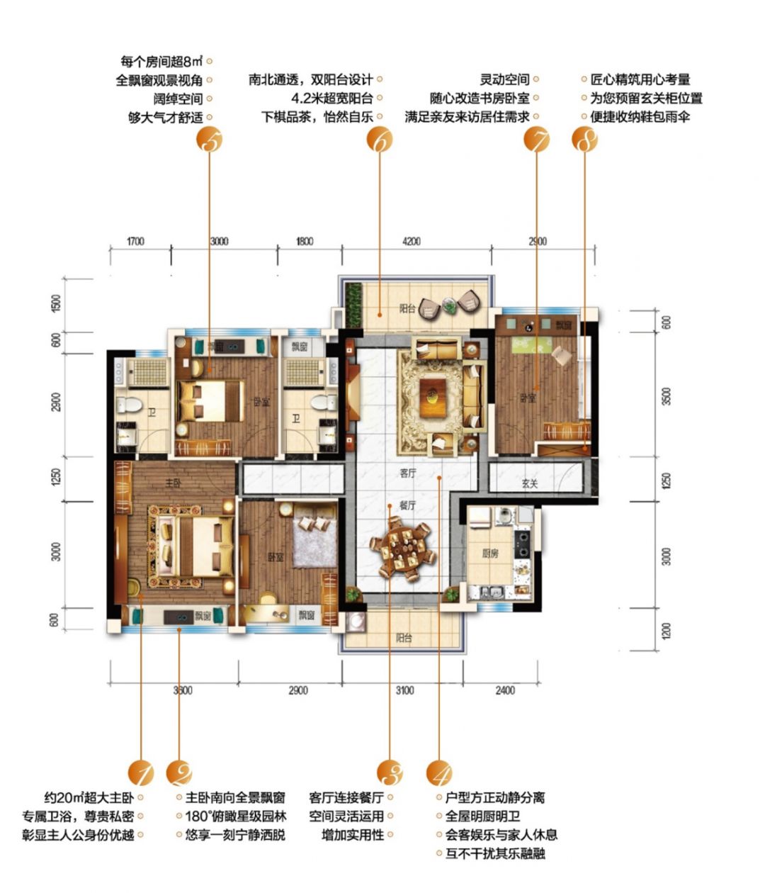 收納,梯戶比,動線,娛樂…碧桂園大戶型設計,都薈萃了生活藝術的精髓