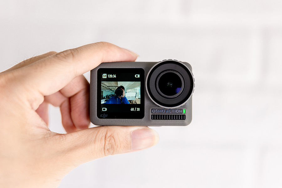 原创开启vlog人生之旅大疆灵眸osmoaction双屏运动相机评测