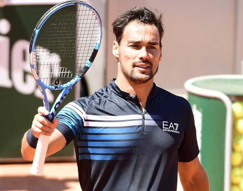 法网-弗格尼尼3-1赢得比 孟菲尔斯直落三盘晋级