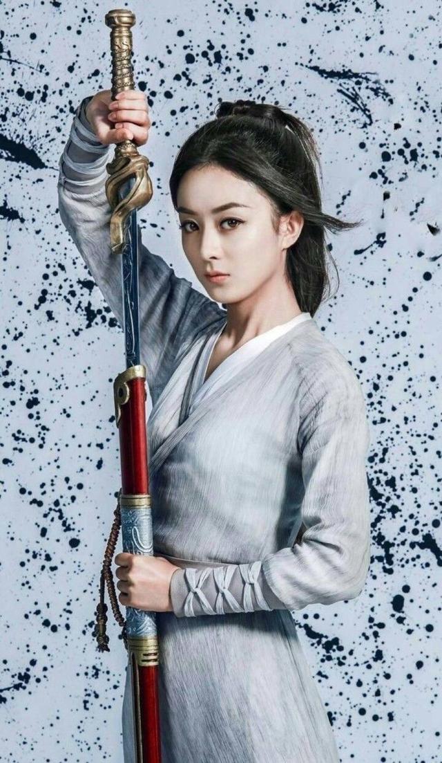 古装美女舞剑排名,刘涛英气无比,刘亦菲无人超越!_造型