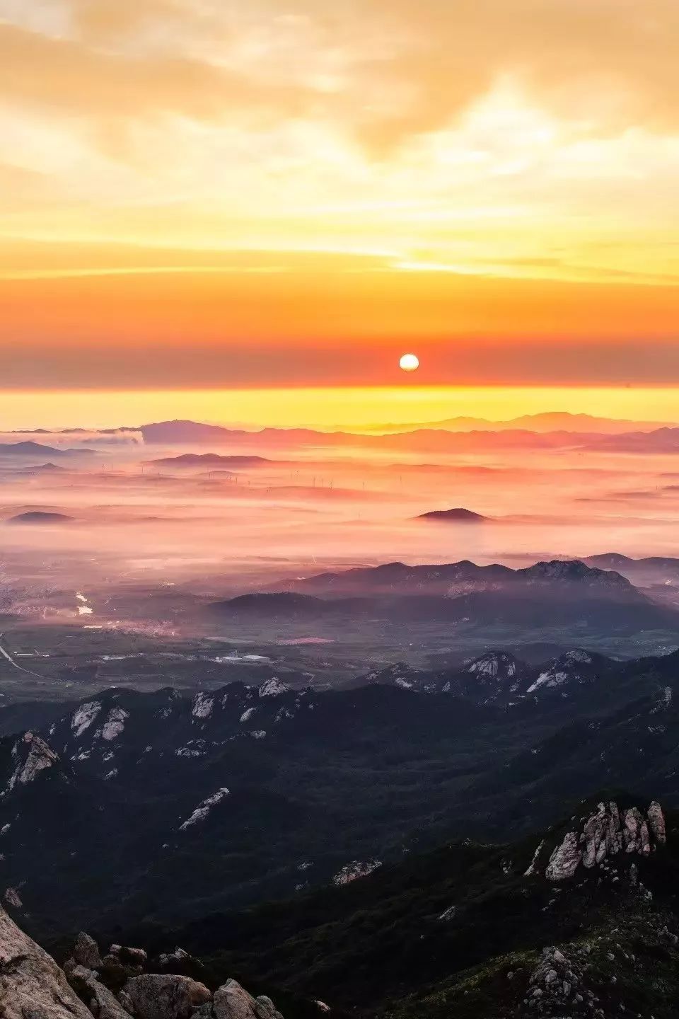 美爆了30秒带你体验昆嵛山日出之美