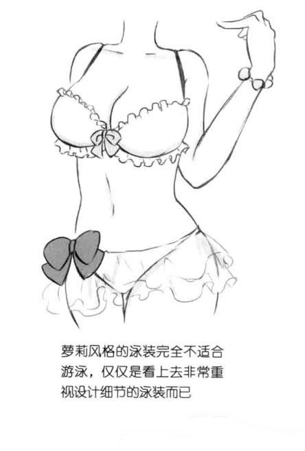 泳装平机教程图片