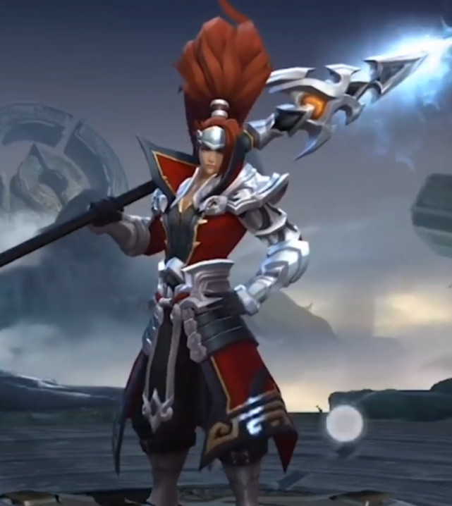 王者荣耀韩信模型已更新三代第一代头发纯紫网友杀马特