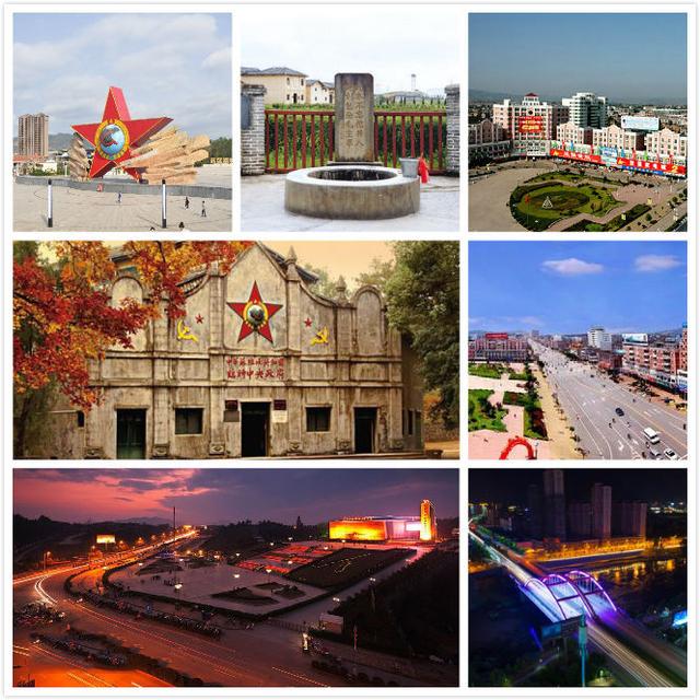 瑞金,由江西省直辖,赣州市代管的县级市,位于江西省东南部,赣州市东部