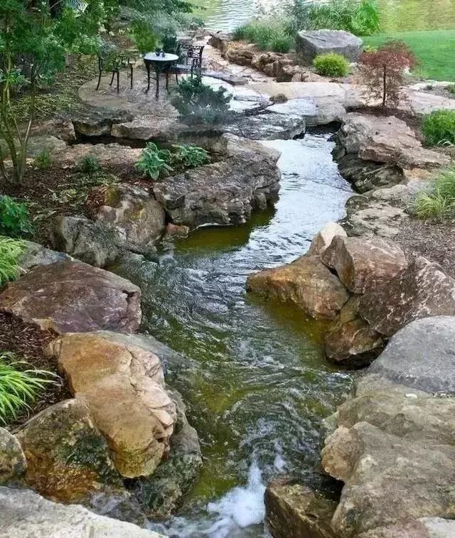 民宿水之景观如何布出"灵性"!_庭院