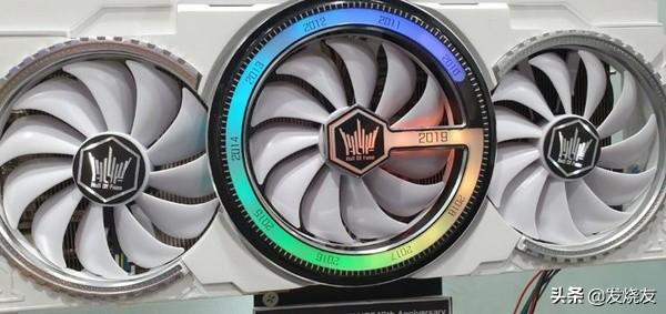 影驰 展出 rtx 2080ti hof"名人堂"10周年纪念版