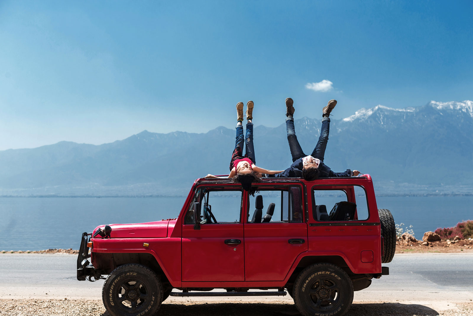 自驾游美照三大拍摄注意点,学会你就是最in的公路旅拍达人