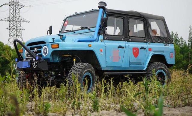 车友爆改北汽bj212,换机械增压动力 全面提升底盘,比牧马人帅气