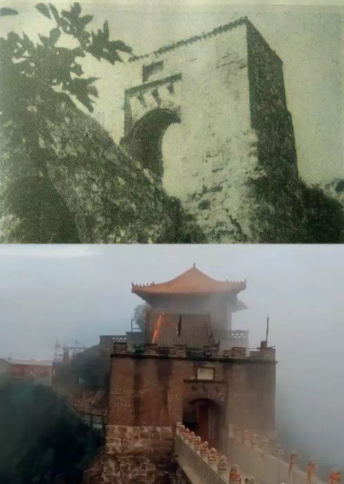 弥足珍贵的画面下花园的百年对比找一找您能认得几个676767
