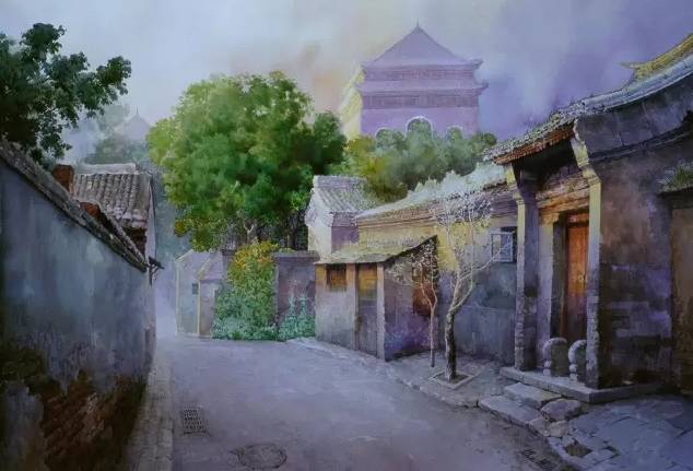 一组水墨画,梦回老北京!