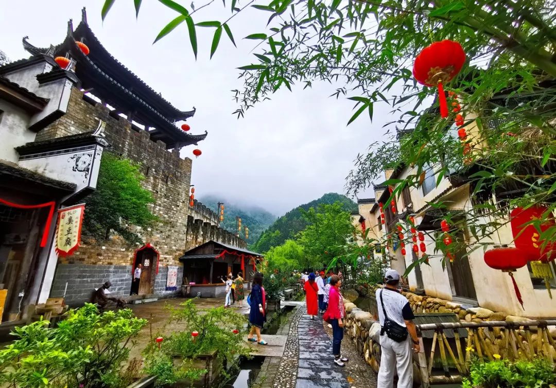 清新夏季祥瑞盈门丨县长吴云飞陪同上海均瑶集团一行来婺源瑶湾投资