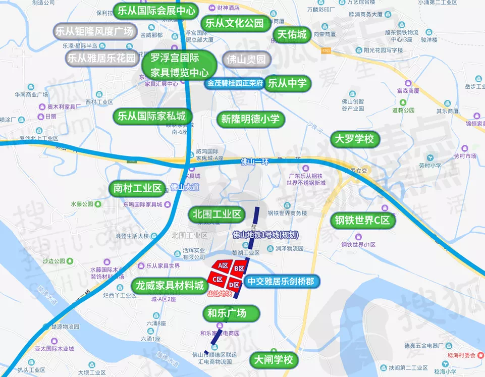 直播二度挂牌能否逆袭顺德乐从超13万方巨无霸靓地下午开拍