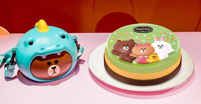 哈根达斯 line friends首次跨界合作  甜蜜友你 系列产品全国店铺限量