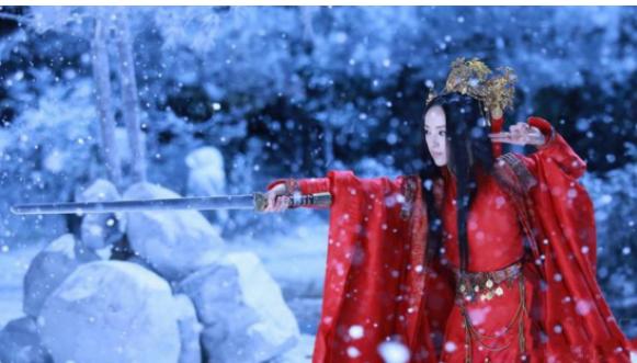 原创古装美女舞剑排名刘涛英气无比刘亦菲无人超越