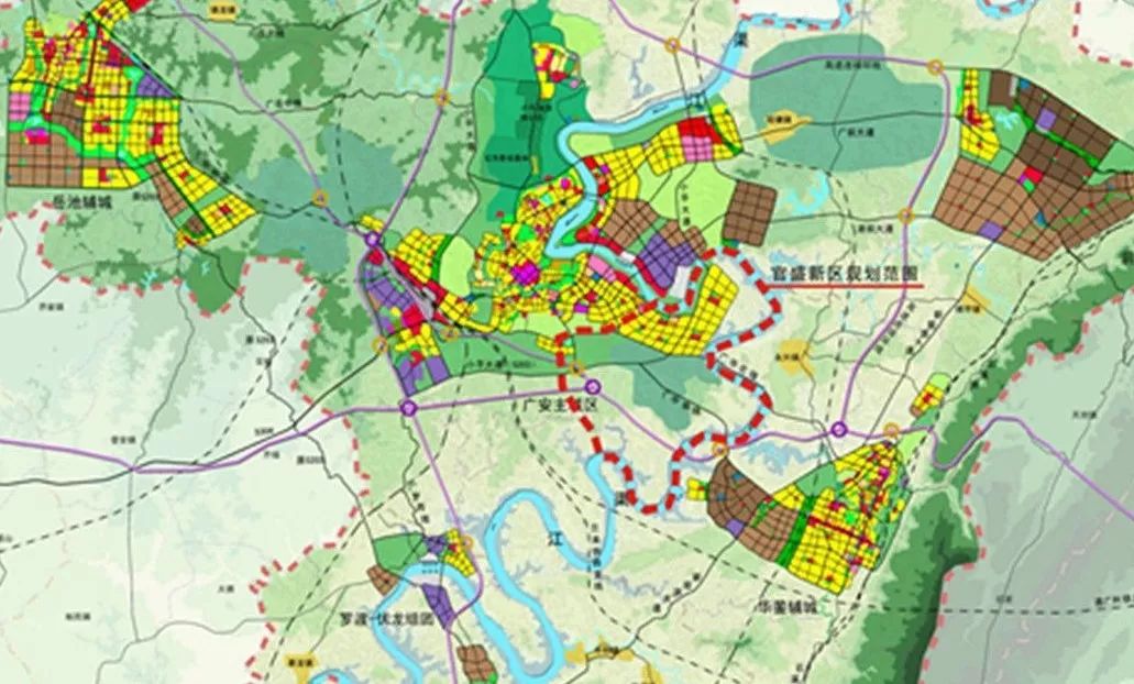 广安城北未来规划图图片