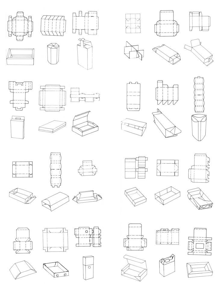 包装盒的类型和结构大全,都在这里了_纸盒