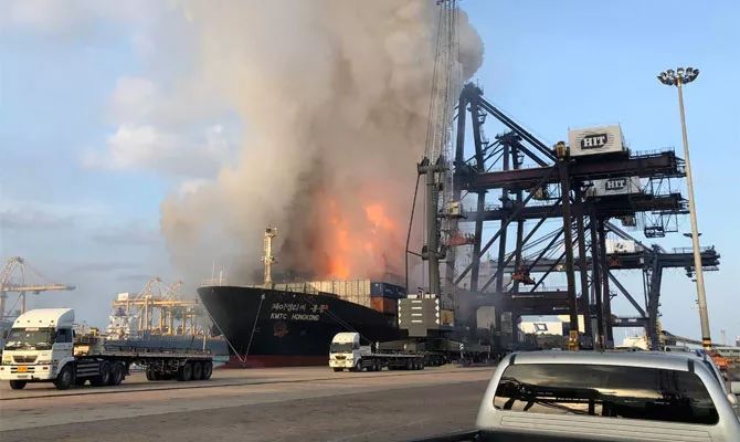 林查班港集装箱船爆炸事故原因确定危险化学品自燃