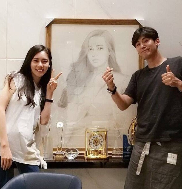 秋瓷炫与丈夫韩国举行婚礼,被称最有爱的跨国界夫妻_于伟光