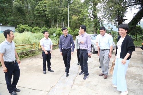 县委常委常务副县长赖明诚一行赴大墅镇开展三服务走访调研