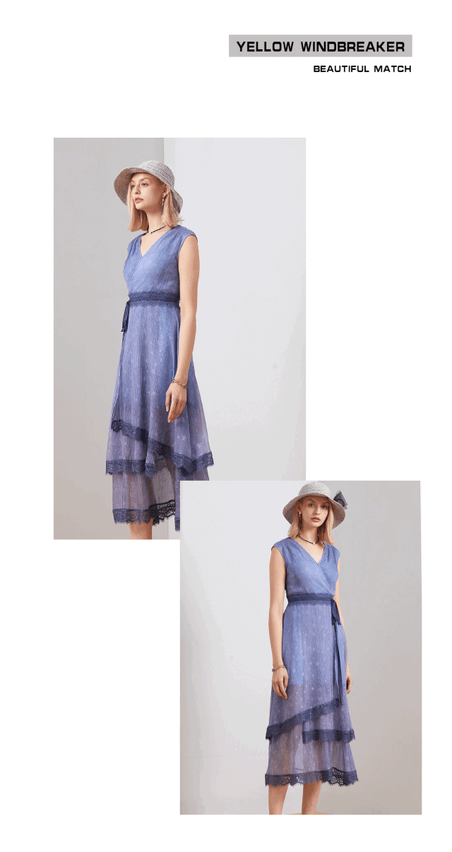 a high waist dress can stretch your