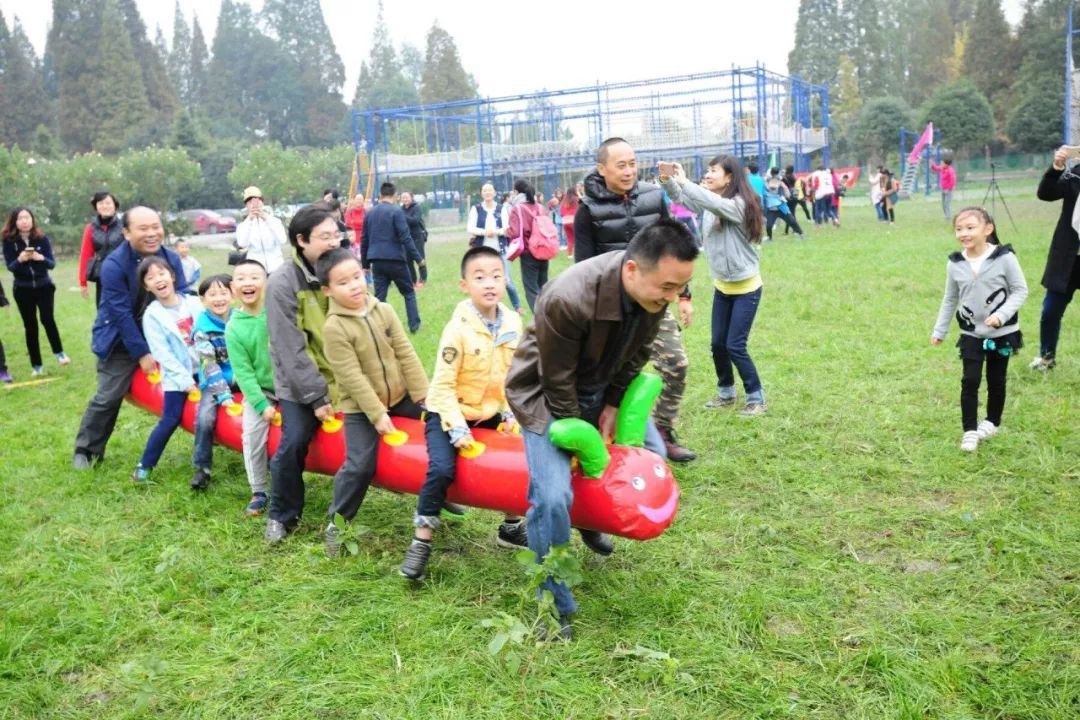 2019研学亲子探险挑战琅琊山极限warrior亲子体验高空溜索乘坐小火车