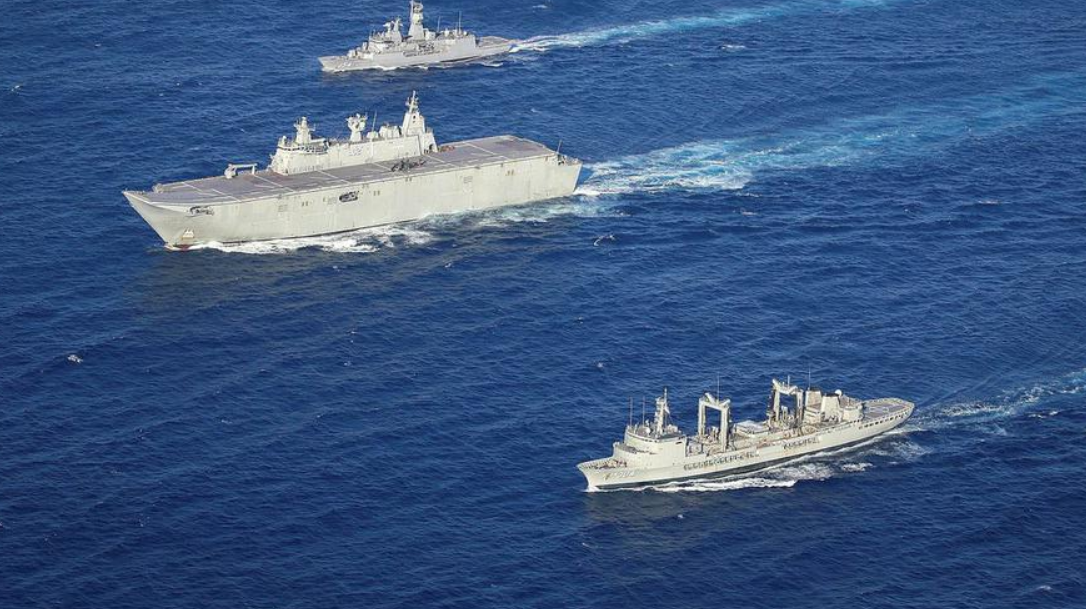 原创澳大利亚军舰开赴南沙之际遭到大量激光照射最终无奈返航