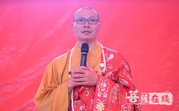 明生大和尚出席延祥古寺全堂佛像开光暨门净法师晋院典礼