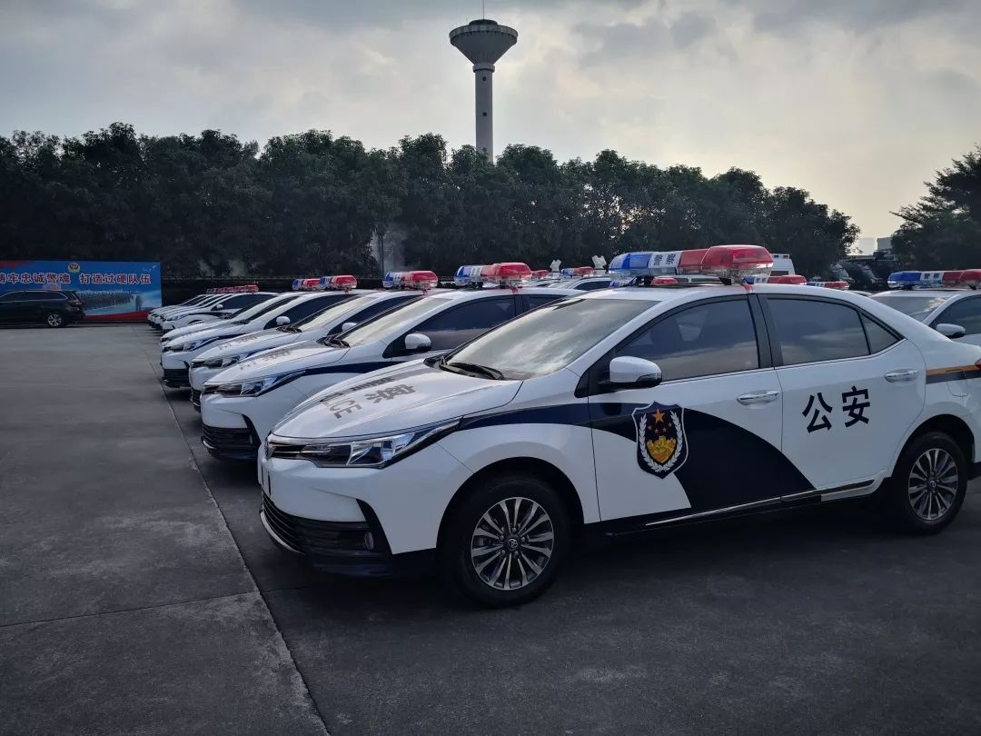 霸气警装,一汽丰田为警务提供强力保障